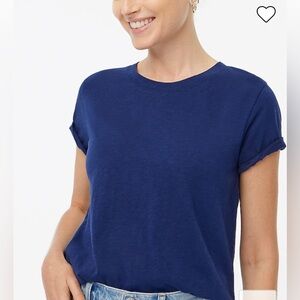 J. Crew Factory Classic Navy Blue Women's Tee
